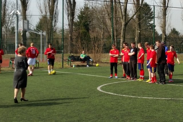 Wiosenny Turniej Piłki Nożnej o Puchar Dyrektora Technikum Budowlanego nr 5. Warszawa 27.03.2015r.